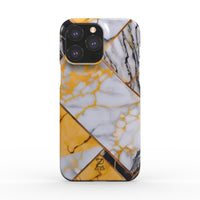 Yellow Grayscale Struct Marble