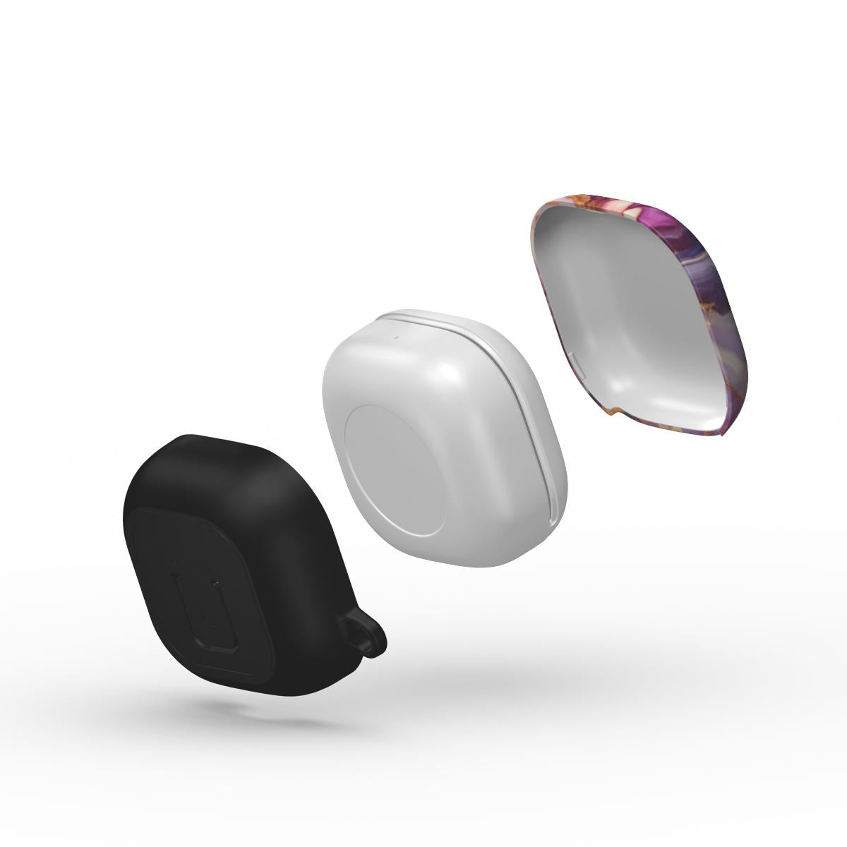 Samsung Buds case: Fantasy Violet Marble