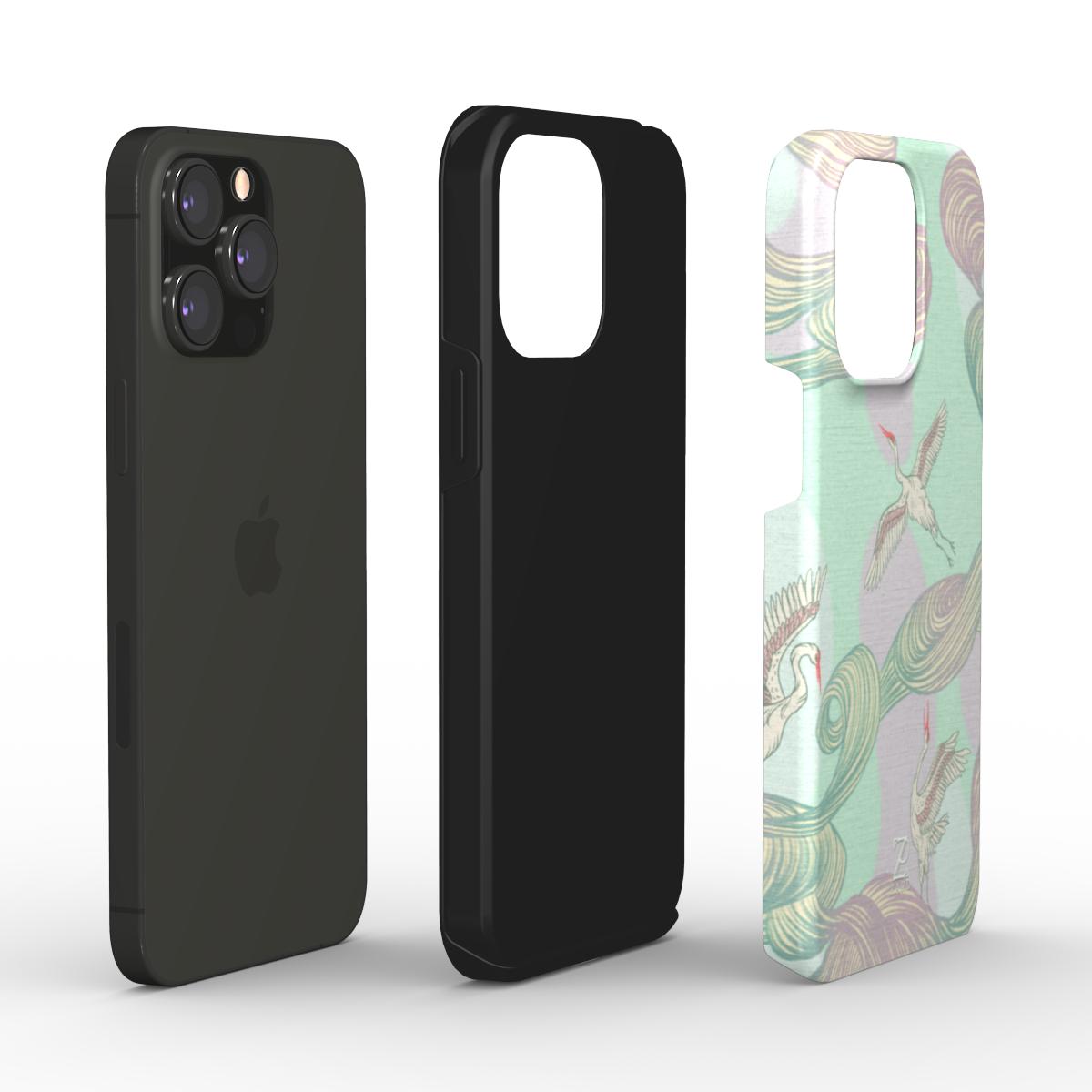 Phone tough case: Echoes of Cranes