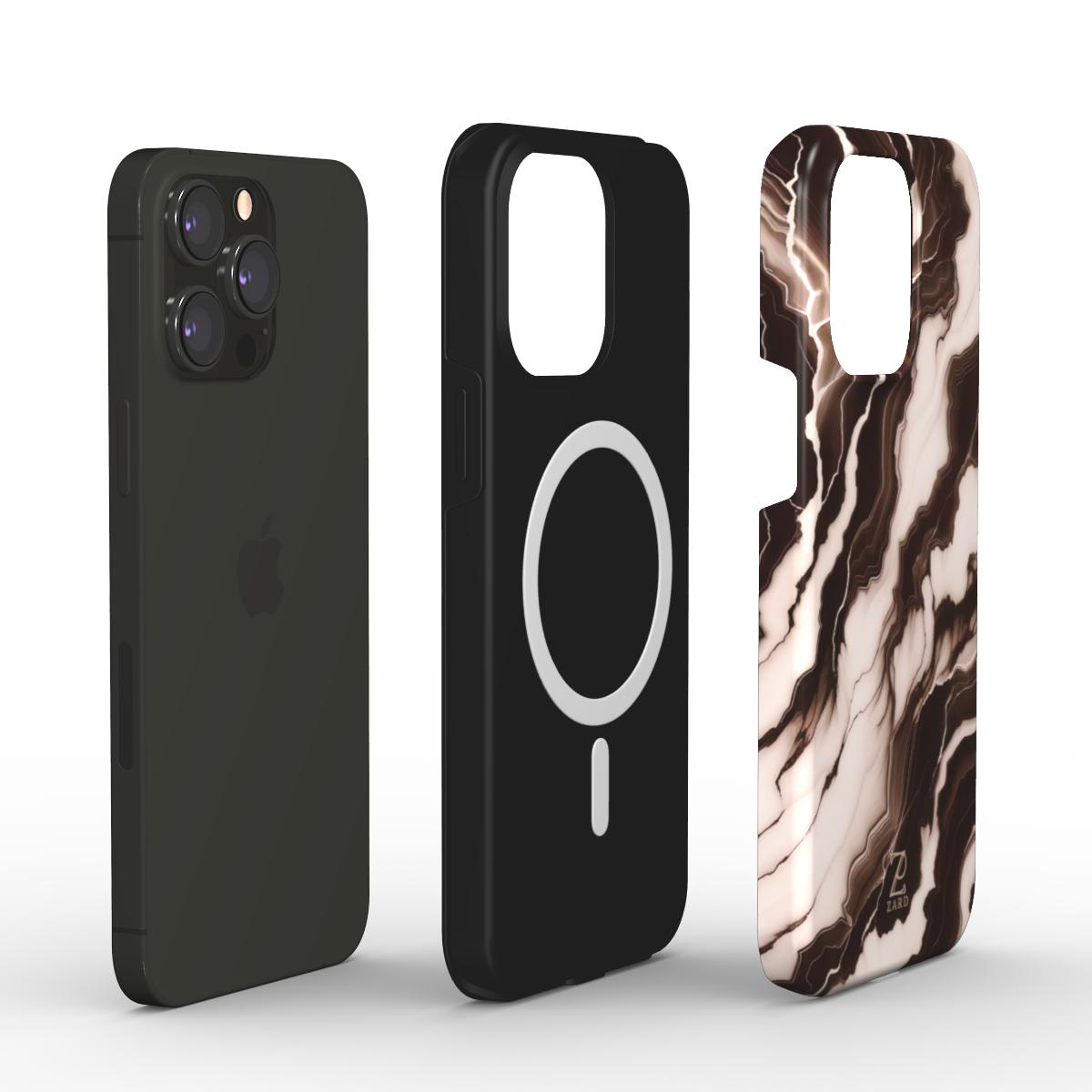 Phone tough case (MagSafe): Onyx Marble