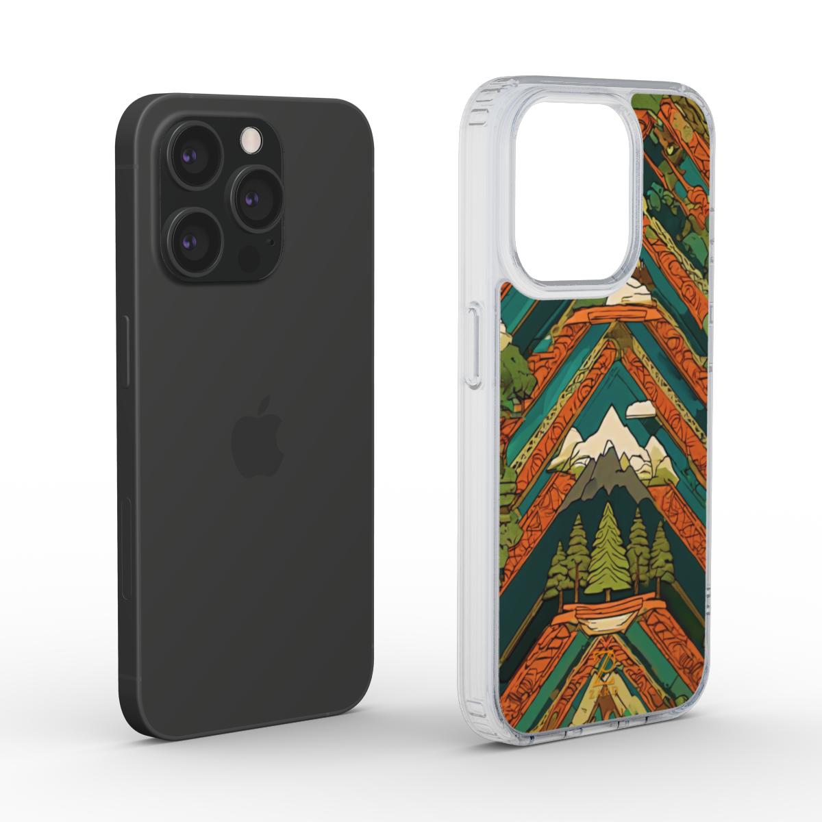 Phone clear case: Forest Mountain