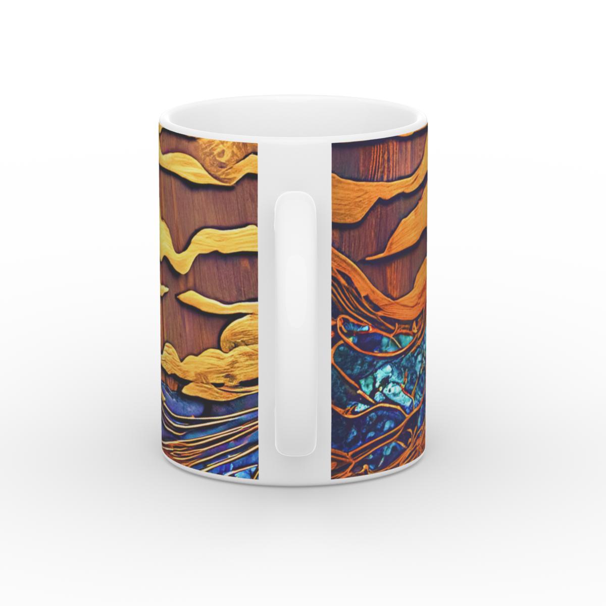 Mug: Sapphire Rustic Ocean