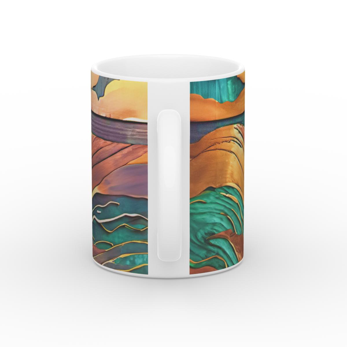 Mug: Emerald Rustic Ocean