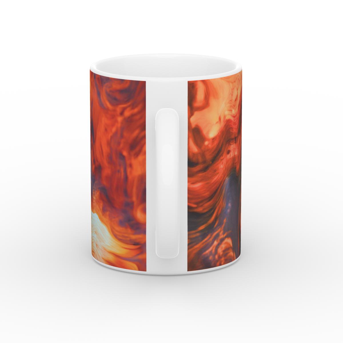 Mug: Burning Wood