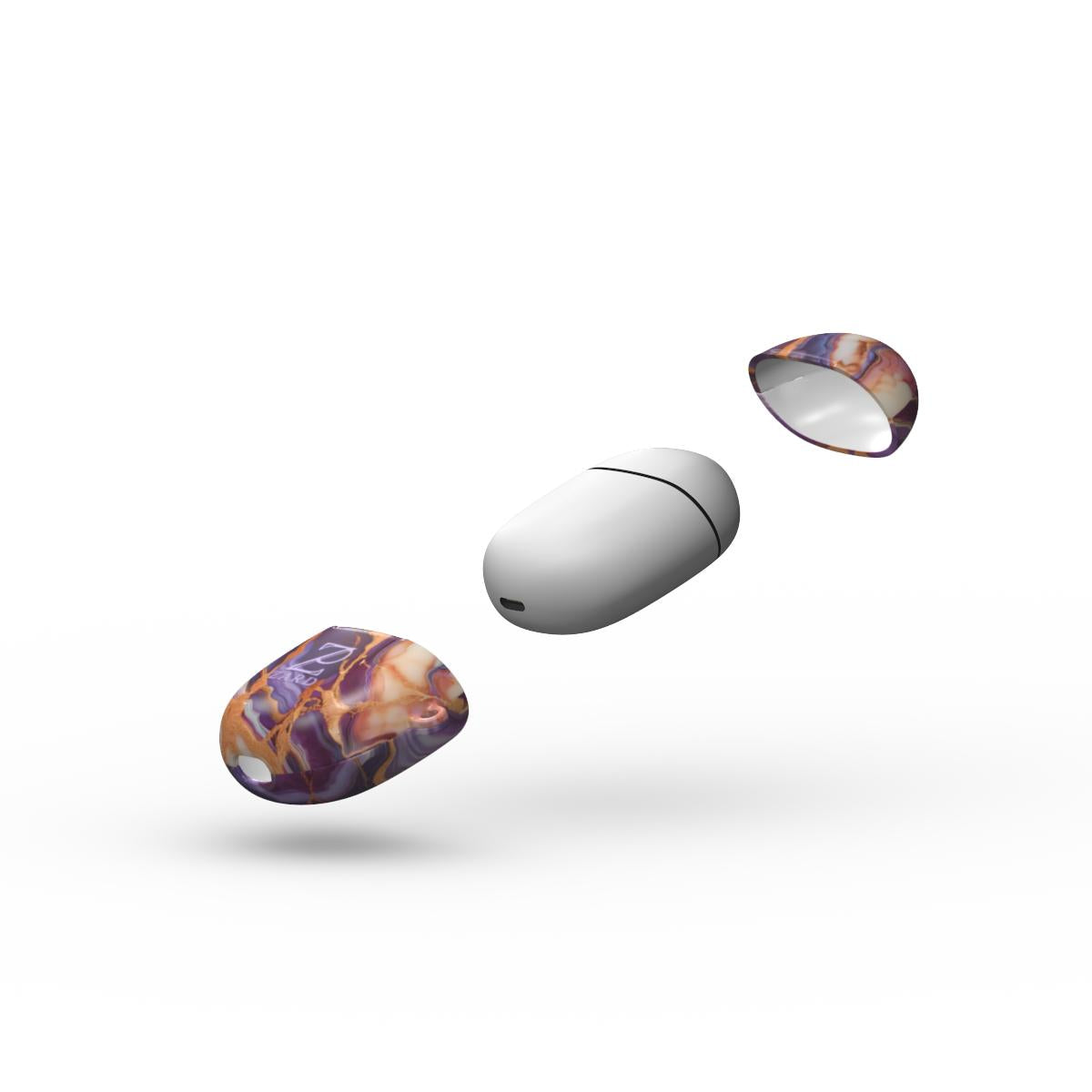 Google Pixel Buds Tough Case: Fantasy Violet Marble