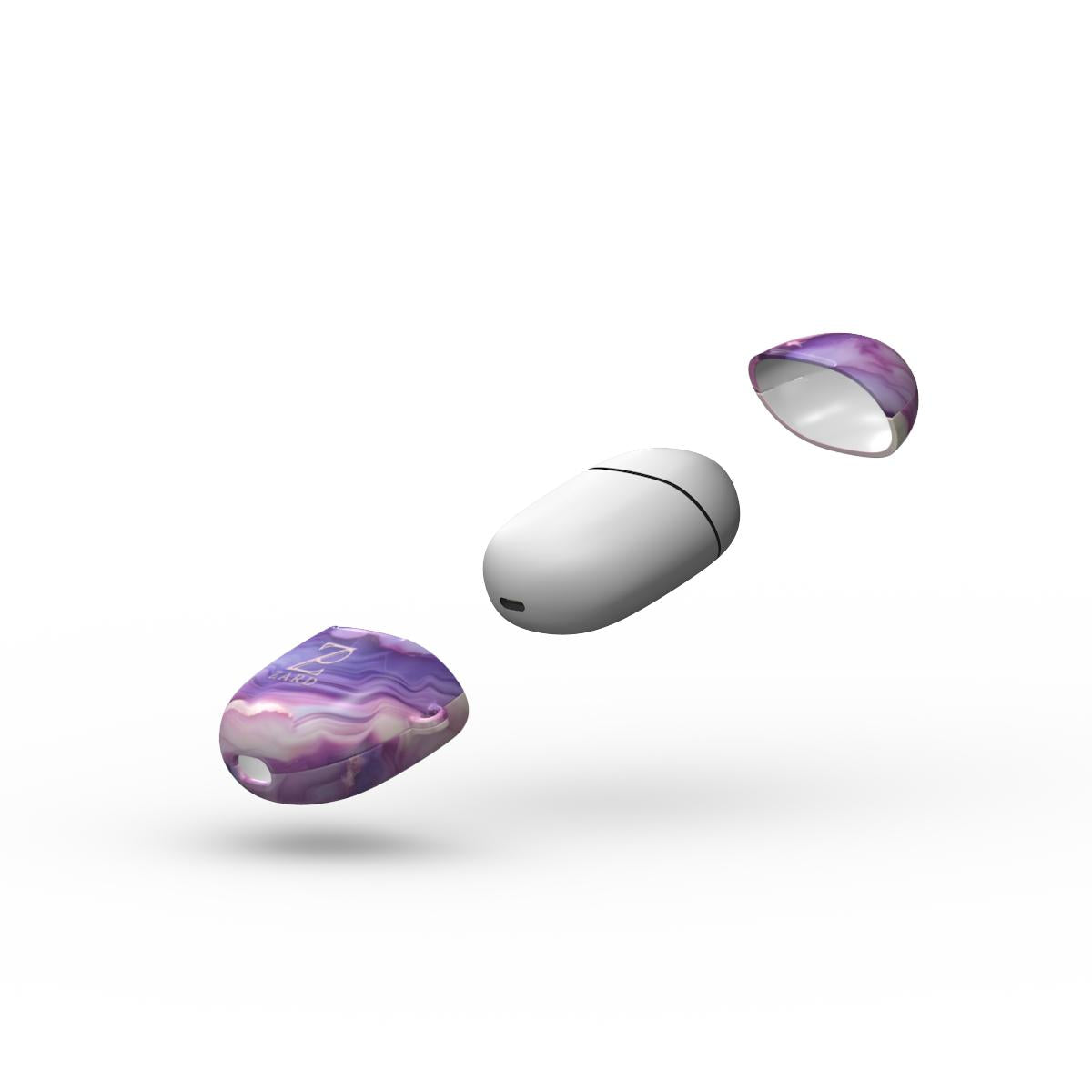 Google Pixel Buds Tough Case: Cosmic Purple Marble