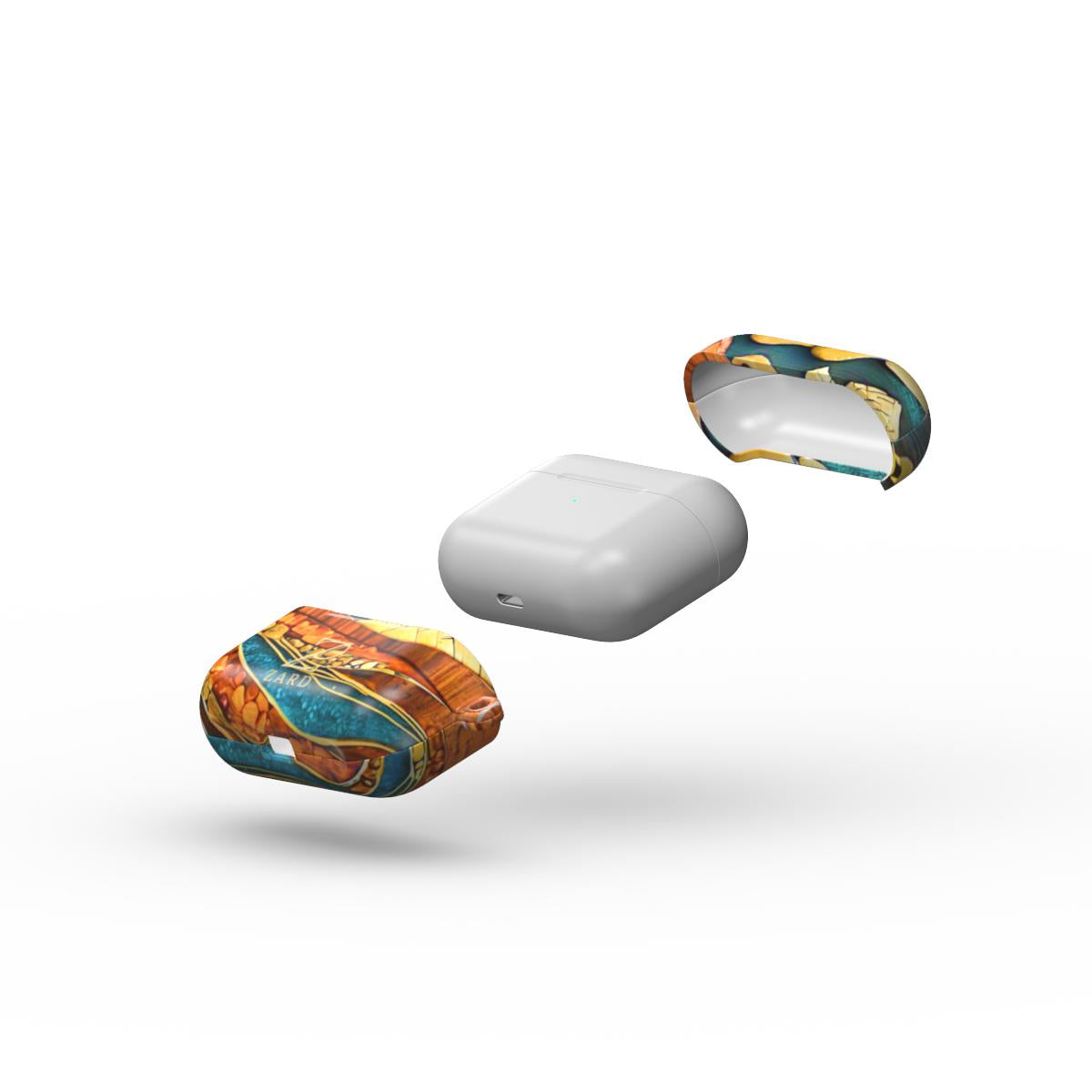 Apple AirPods Tough Case: Emerald Amber Ocean