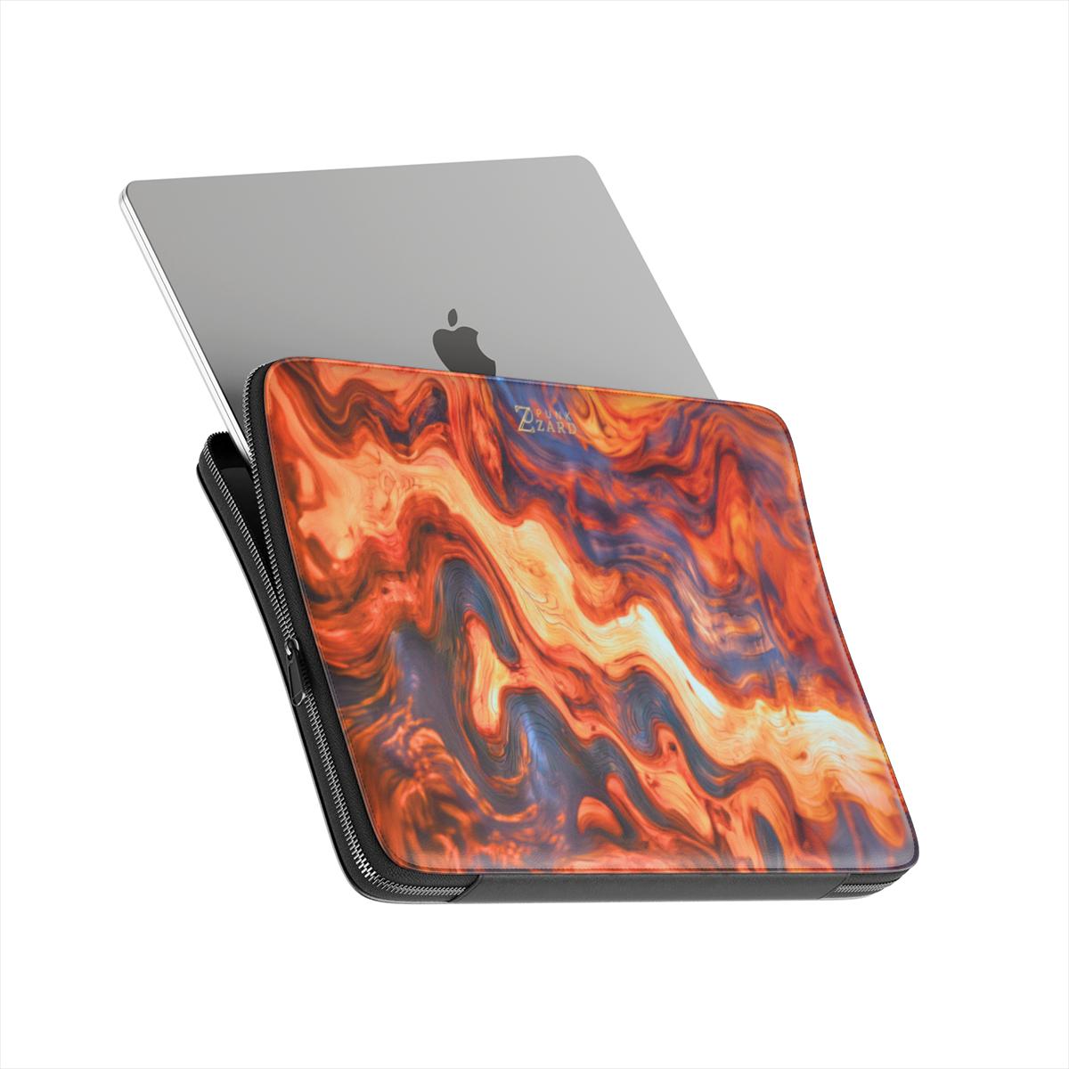 Laptop Sleeve: Burning Wood