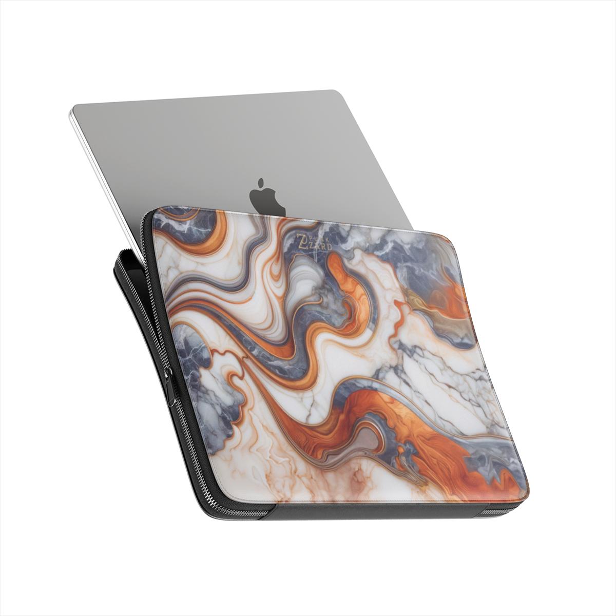 Laptop Sleeve: Coffee Cream Marble