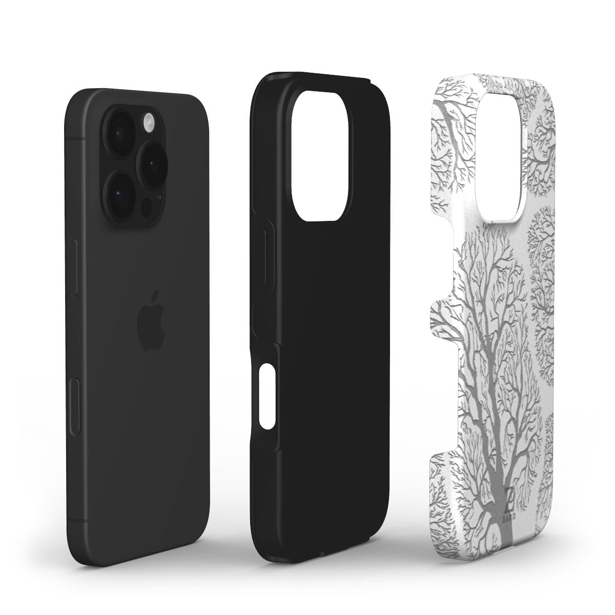 Phone tough case: Paper Branches