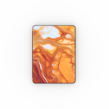 iPad case: Amber Marble