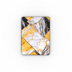 Yellow Grayscale Struct Marble