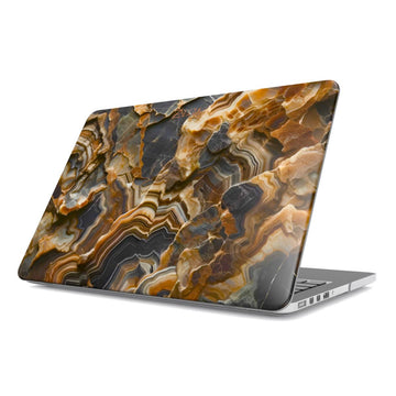 MacBook snap case: Axinite Marble