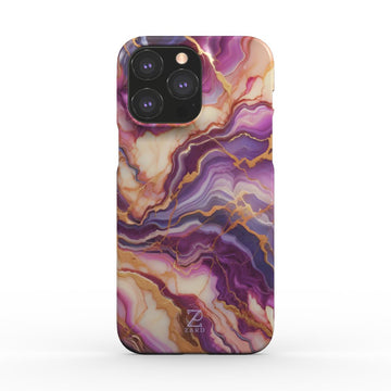 Phone snap case: Fantasy Violet Marble