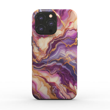 Phone tough case (MagSafe): Fantasy Violet Marble