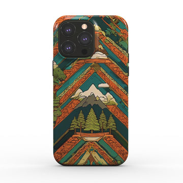 Phone tough case (MagSafe): Forest Mountain
