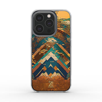 Phone clear case: Brass Mountain
