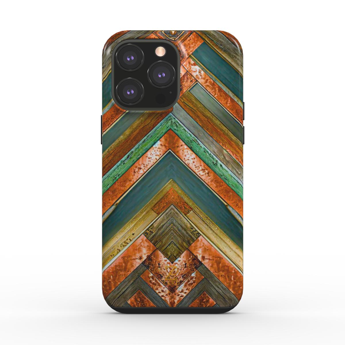 Phone tough case: Brass Copper Mirror