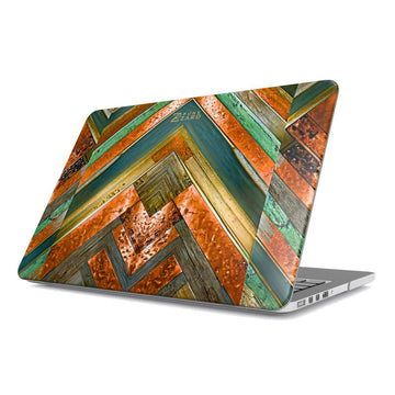 MacBook snap case: Brass Copper Mirror