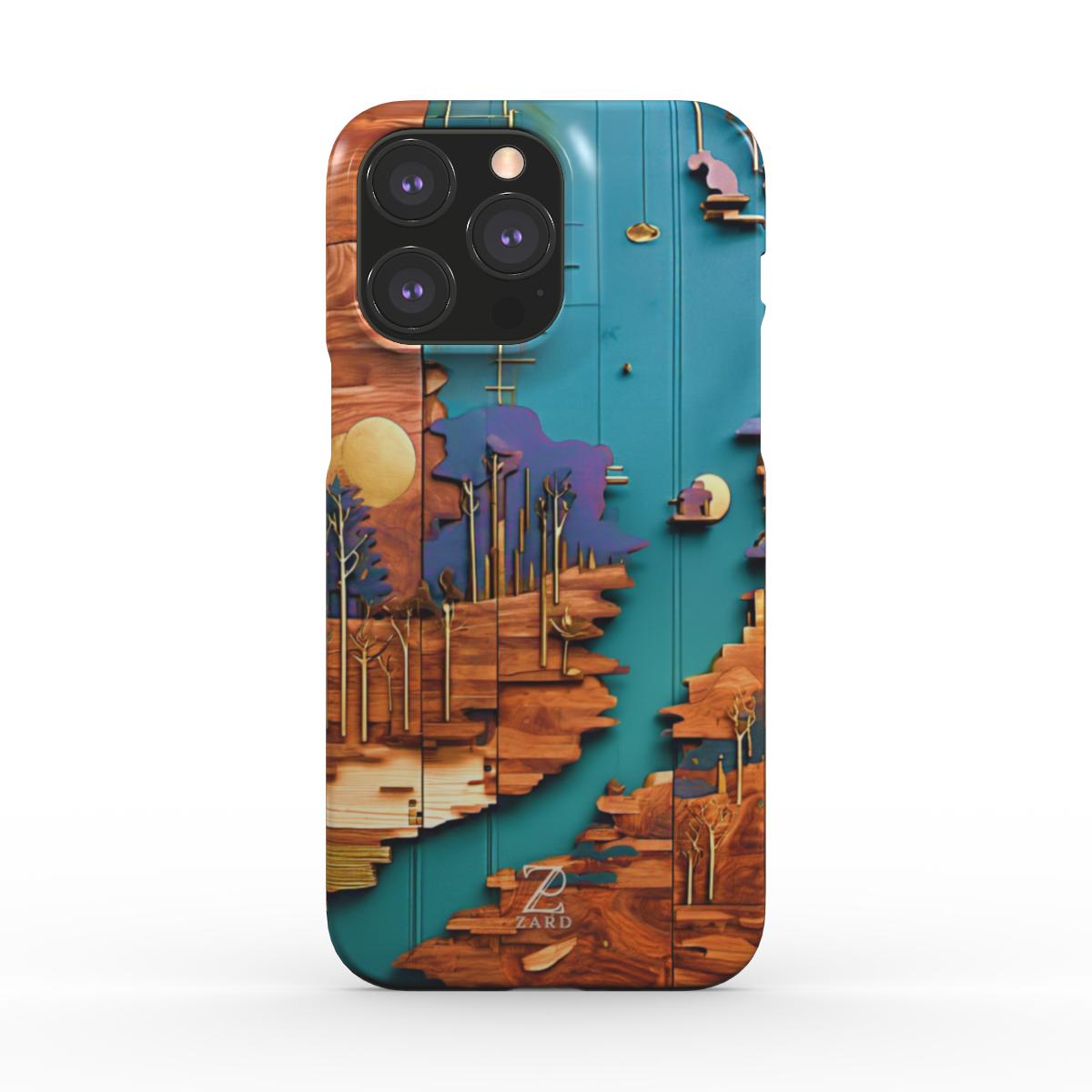 Phone snap case: Rustic River Shore