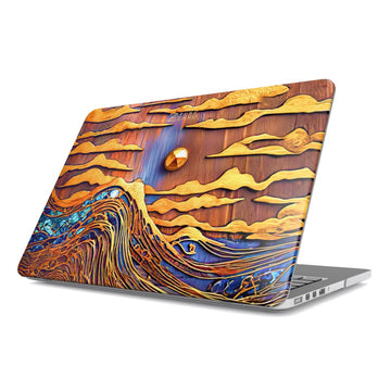 MacBook snap case: Sapphire Rustic Ocean