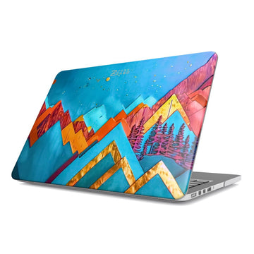 MacBook snap case: Azure Mountains