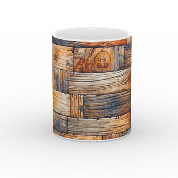 Mug: Rustic Timber Bricks