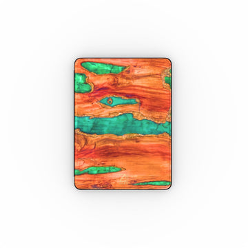 iPad case: Emerald Gold Dust Timber