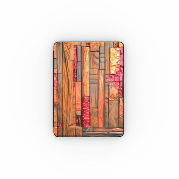 iPad case: Ruby Copper Timber