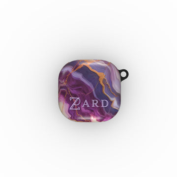 Samsung Buds case: Fantasy Violet Marble