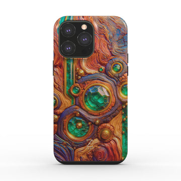 Phone tough case: Emerald Roots