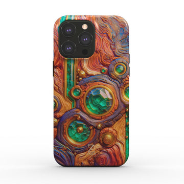 Phone tough case (MagSafe): Emerald Roots