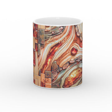 Mug: Amber Mosaic Timber