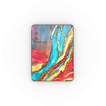 iPad case: Emerald Crimson Timber