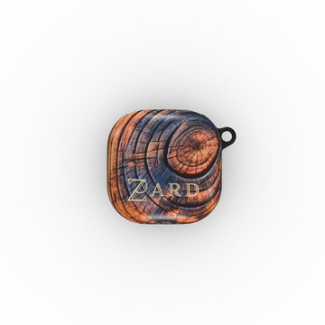 Samsung Buds case: Charcoal Rustic Wood