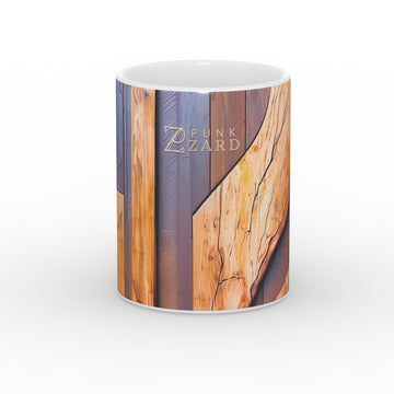 Mug: Walnut Mosaic Wood