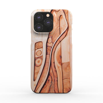 Phone snap case: Plywood Flow