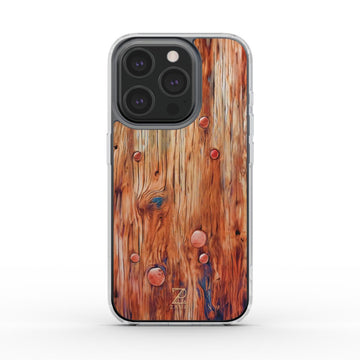 Phone clear case: Nailed Rustic Wood