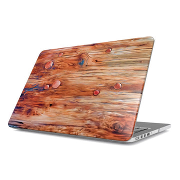 MacBook snap case: Nailed Rustic Wood