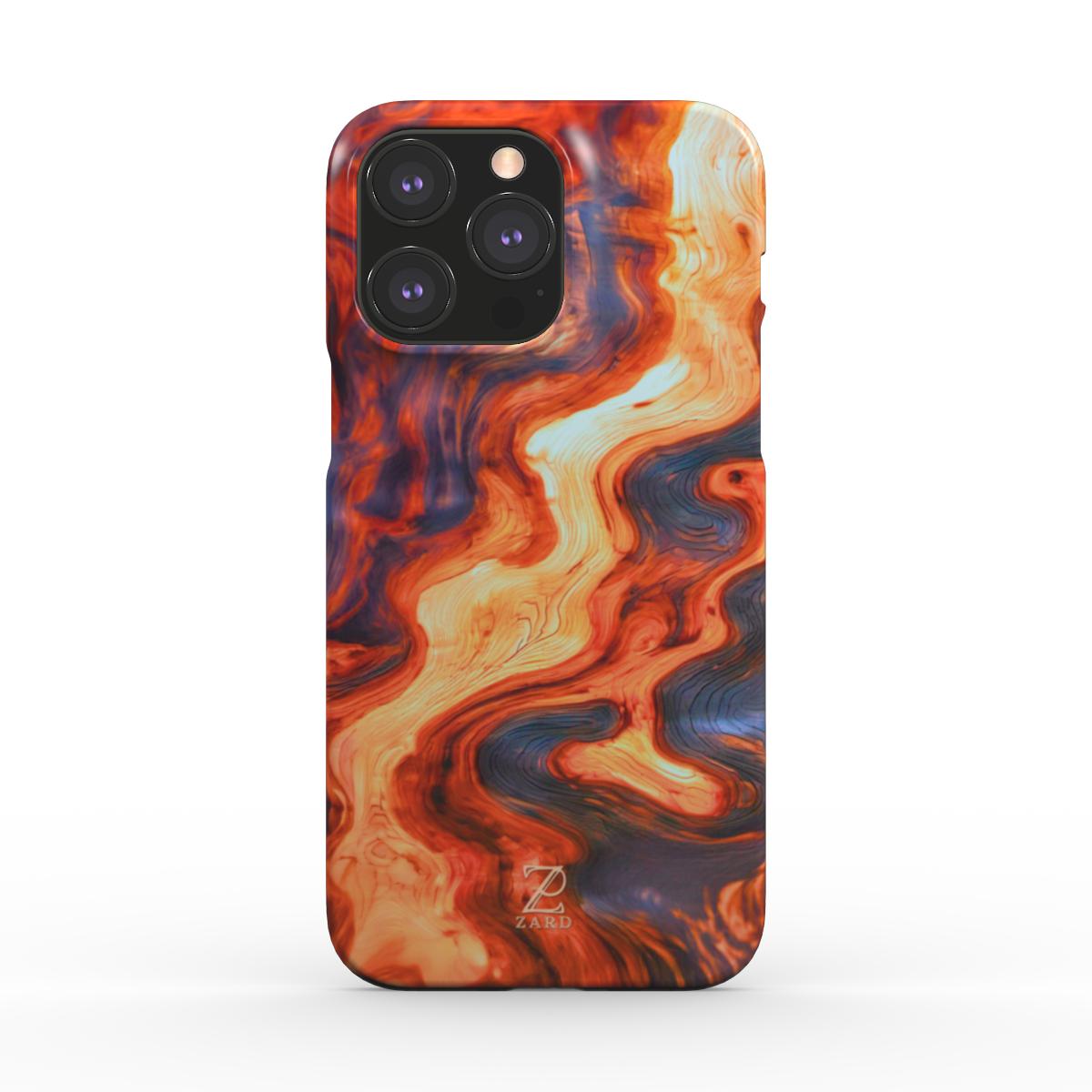 Phone snap case: Burning Wood