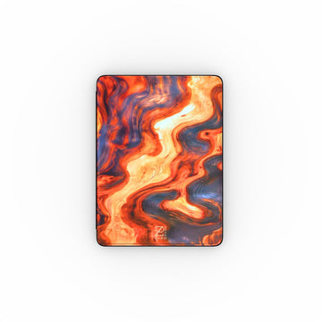 iPad case: Burning Wood
