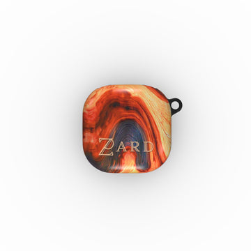 Samsung Buds case: Burning Wood