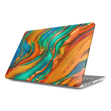 MacBook snap case: Emerald Copper Timber