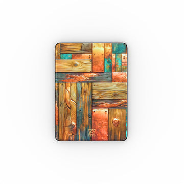 iPad case: Copper Plated Wood