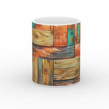 Mug: Copper Plated Wood