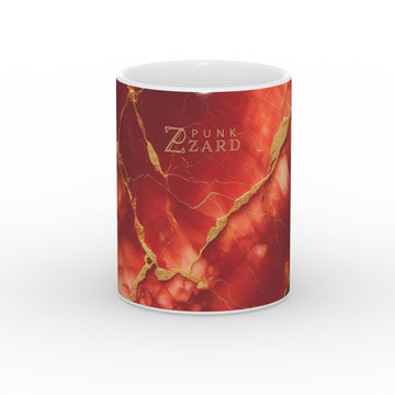 Mug: Red Marble