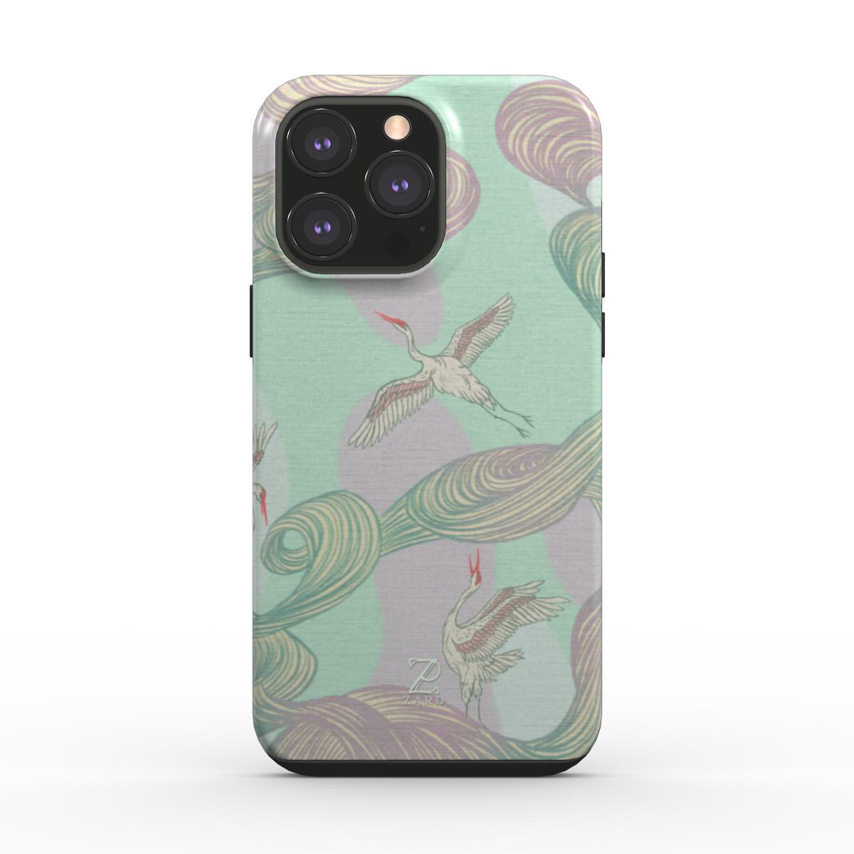 Phone tough case: Echoes of Cranes