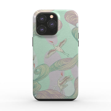 Phone tough case: Echoes of Cranes