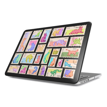 MacBook snap case: Postal Paws