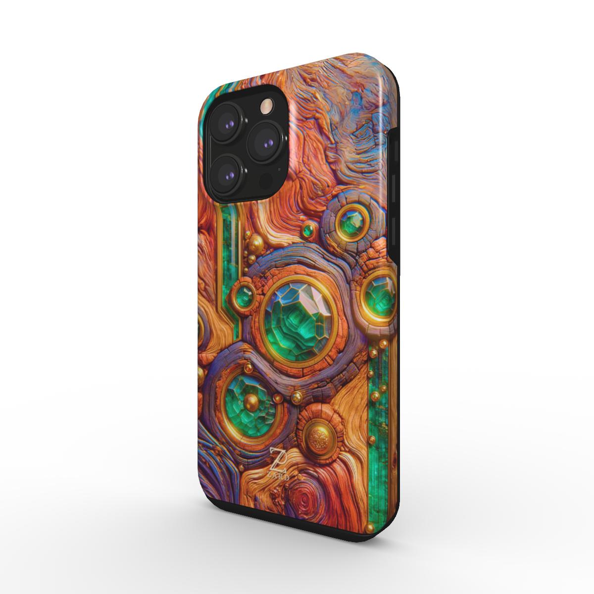 Phone tough case: Emerald Roots